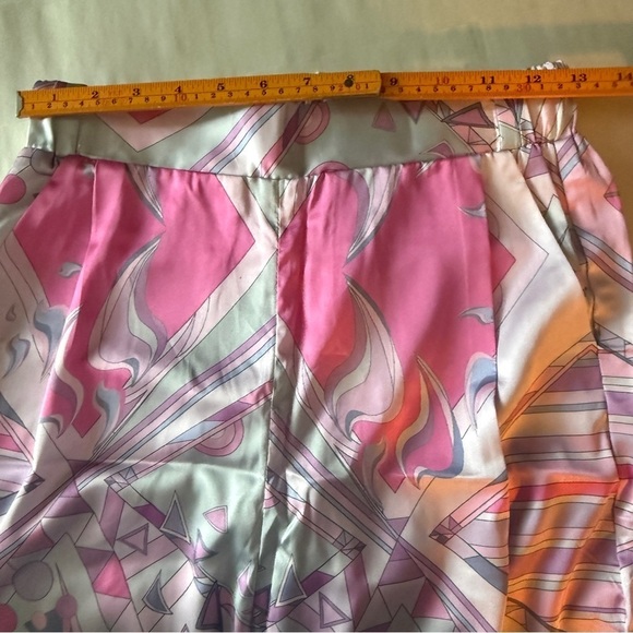 Oceanus Swimwear Womans Sz Small Pants Silky w Ostrich Feather Trim New - Picture 10 of 16